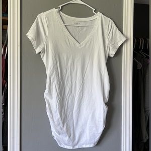 White Maternity Tee